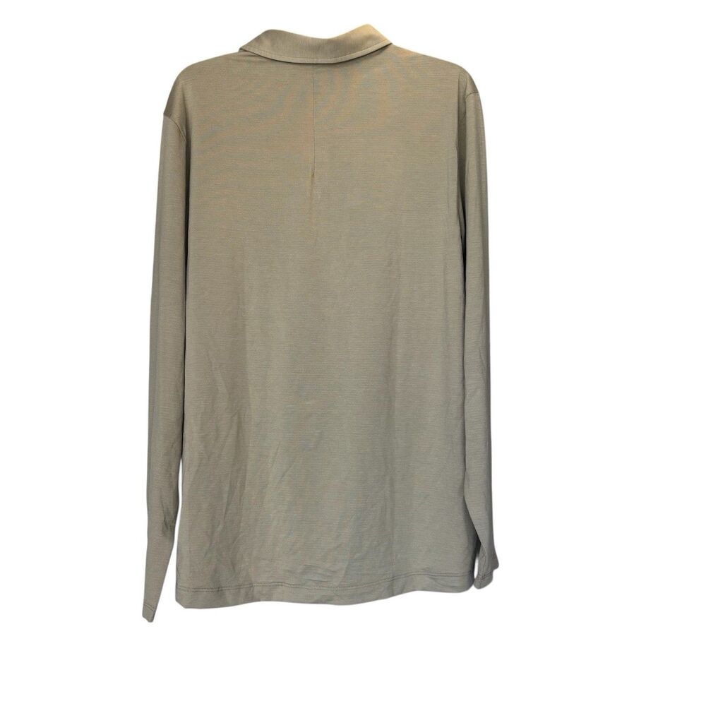 Lululemon Men’s Evolution Long Sleeve Polo Gray HSOK Golf Shirt Sz XL New $88 - Picture 2 of 4